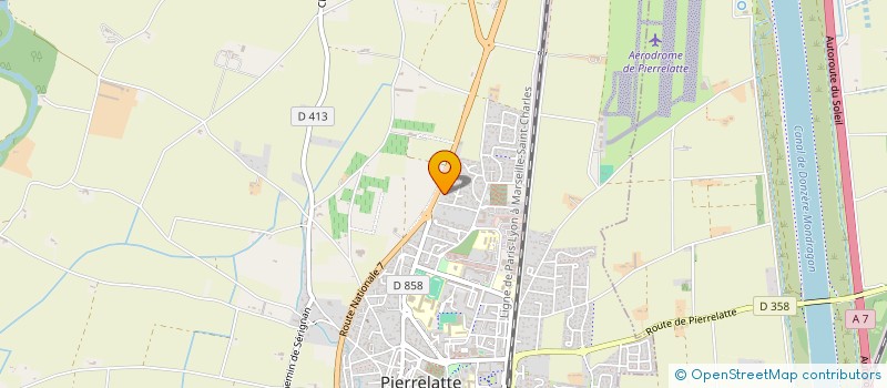 localisation de l'entreprise MONSIEUR MOHAMED DAHMANI  PIERRELATTE