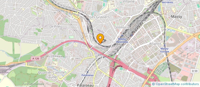 localisation de l'entreprise MONSIEUR MOHAMED DAHMANI  PALAISEAU