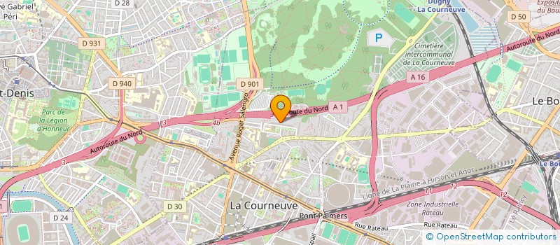 localisation de l'entreprise MONSIEUR MOHAMED DAIRA à LA COURNEUVE