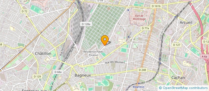 localisation de l'entreprise MONSIEUR MOHAMED DALAL à BAGNEUX