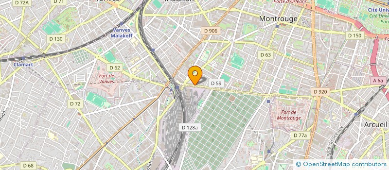 localisation de l'entreprise MONSIEUR MOHAMED DALI  MONTROUGE