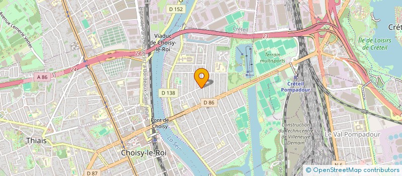 localisation de l'entreprise MONSIEUR MOHAMED DANE  CHOISY-LE-ROI