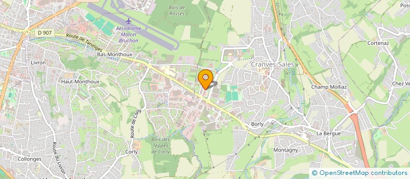 localisation de l'entreprise MONSIEUR MOHAMED DANFAKHA  CRANVES-SALES