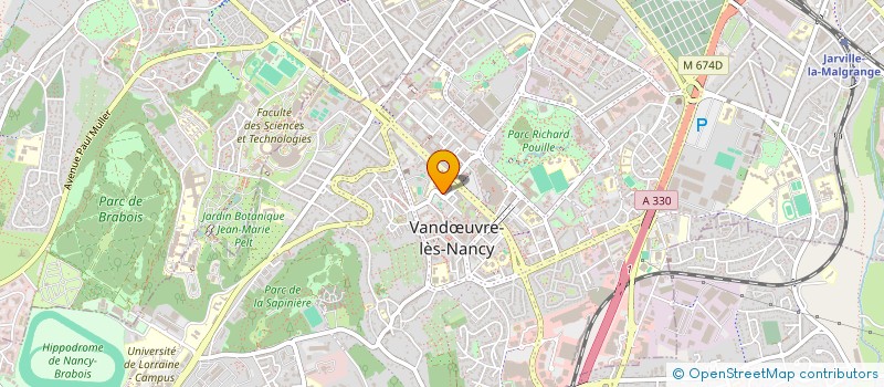 localisation de l'entreprise MONSIEUR MOHAMED DANI  VANDUVRE-LES-NANCY