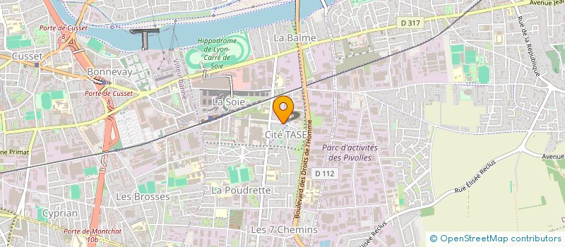 localisation de l'entreprise MONSIEUR MOHAMED DAOUD  VAULX-EN-VELIN