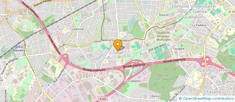 localisation de l'entreprise MONSIEUR MOHAMED DAOUD  PESSAC