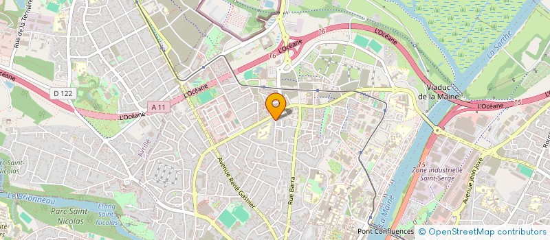 localisation de l'entreprise MONSIEUR MOHAMED DAOUD IBRAHIM à ANGERS