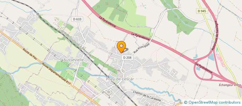 localisation de l'entreprise MONSIEUR MOHAMED DAOUDI  AUSSEVIELLE