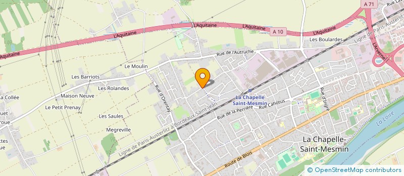 localisation de l'entreprise MONSIEUR MOHAMED DAOUDI  LA CHAPELLE-SAINT-MESMIN