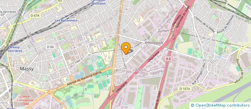 localisation de l'entreprise MONSIEUR MOHAMED DARAME à ANTONY