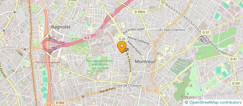 localisation de l'entreprise MONSIEUR MOHAMED DEGHAL  MONTREUIL