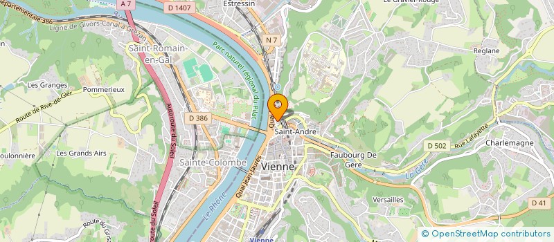 localisation de l'entreprise MONSIEUR MOHAMED DEHAK à VIENNE