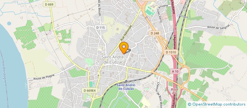 localisation de l'entreprise MONSIEUR MOHAMED DELIMI  SAINT-ANDRE-DE-CUBZAC