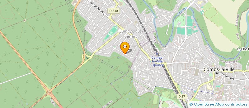 localisation de l'entreprise MONSIEUR MOHAMED DELLAL  QUINCY-SOUS-SENART