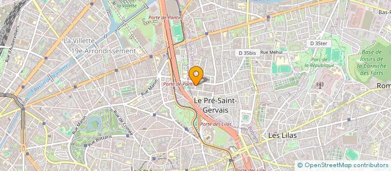 localisation de l'entreprise MONSIEUR MOHAMED DERAOUI à LE PRE-SAINT-GERVAIS