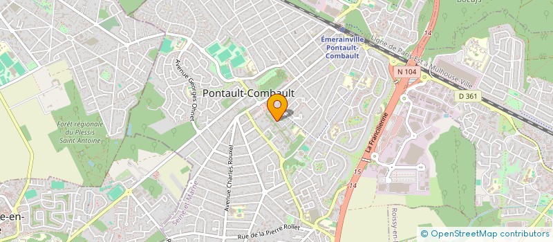 localisation de l'entreprise MONSIEUR MOHAMED DERKAOUI à PONTAULT-COMBAULT