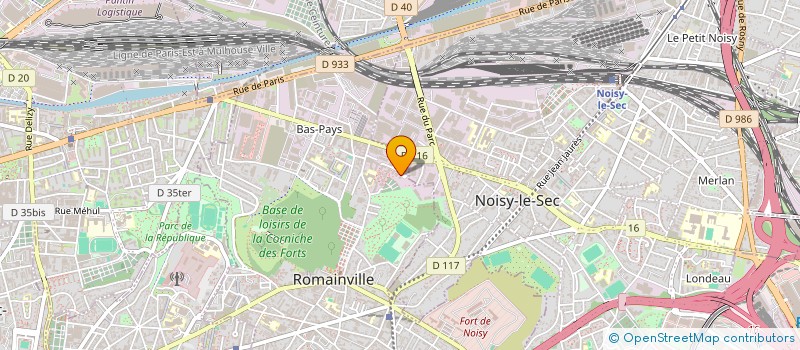 localisation de l'entreprise MONSIEUR MOHAMED DEROUAZINE à ROMAINVILLE