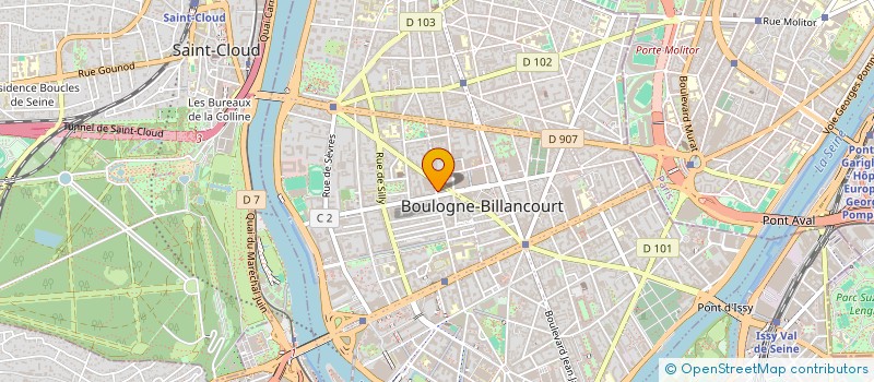localisation de l'entreprise MONSIEUR MOHAMED DERRICHE à BOULOGNE-BILLANCOURT