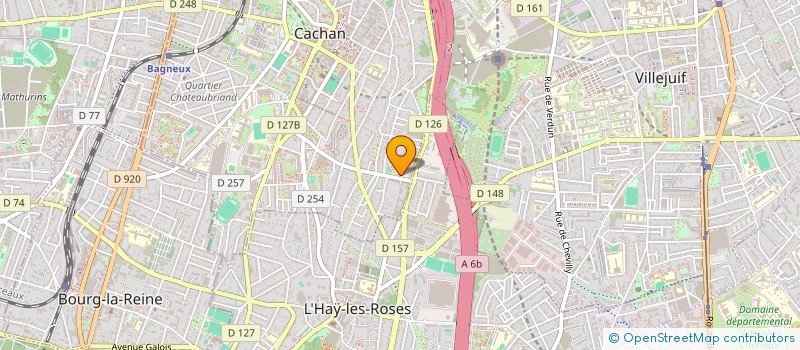 localisation de l'entreprise MONSIEUR MOHAMED DHAOUADI  CACHAN