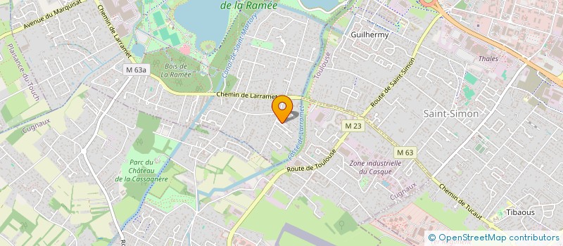 localisation de l'entreprise MONSIEUR MOHAMED DHIFLAOUI à TOURNEFEUILLE