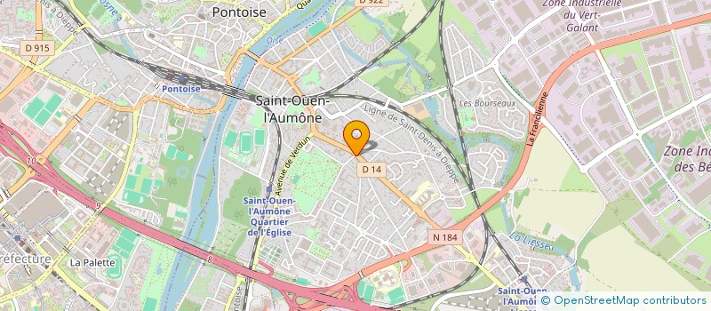 localisation de l'entreprise MONSIEUR MOHAMED DHOUKAR à SAINT-OUEN-L'AUMONE