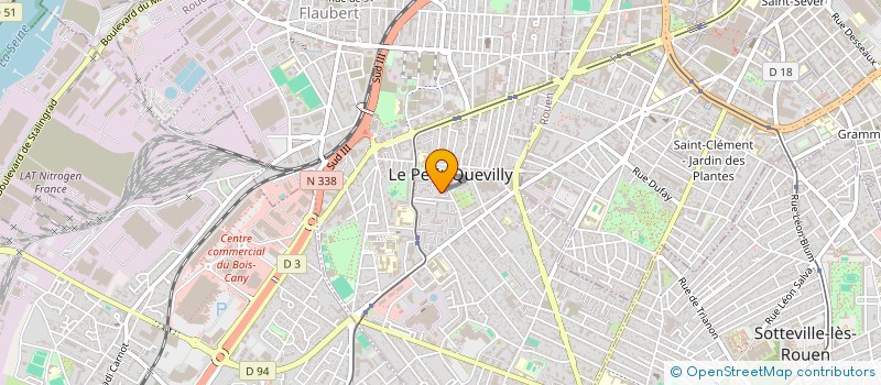 localisation de l'entreprise MONSIEUR MOHAMED DIABY à LE PETIT-QUEVILLY