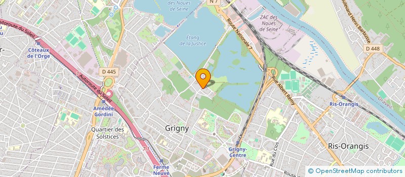 localisation de l'entreprise MONSIEUR MOHAMED DIABY  GRIGNY