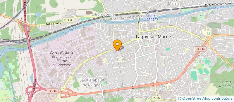 localisation de l'entreprise MONSIEUR MOHAMED DIABY  LAGNY-SUR-MARNE