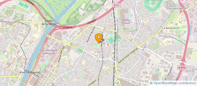 localisation de l'entreprise MONSIEUR MOHAMED DIABY à ANGERS