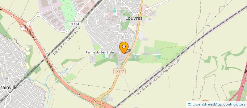 localisation de l'entreprise MONSIEUR MOHAMED DIABY  LOUVRES