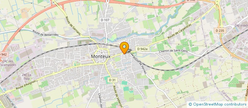 localisation de l'entreprise MONSIEUR MOHAMED DIAF  MONTEUX