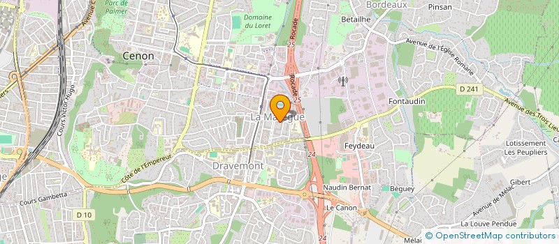 localisation de l'entreprise MONSIEUR MOHAMED DIAF  CENON