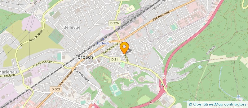 localisation de l'entreprise MONSIEUR MOHAMED DIAKHABY  FORBACH