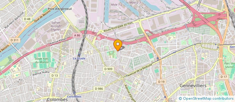 localisation de l'entreprise MONSIEUR MOHAMED DIAKHABY à COLOMBES