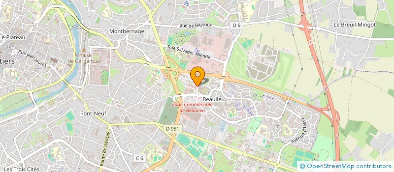 localisation de l'entreprise MONSIEUR MOHAMED DIAKHABY  POITIERS