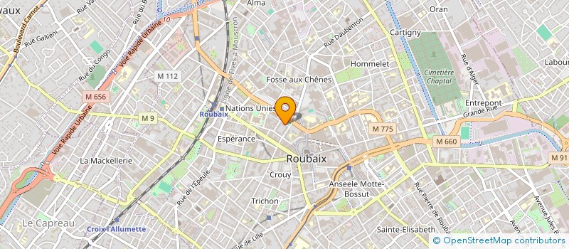 localisation de l'entreprise MONSIEUR MOHAMED DIAKHABY  ROUBAIX