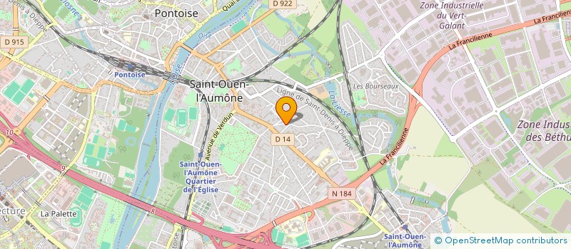 localisation de l'entreprise MONSIEUR MOHAMED DIAKITE  SAINT-OUEN-L'AUMONE