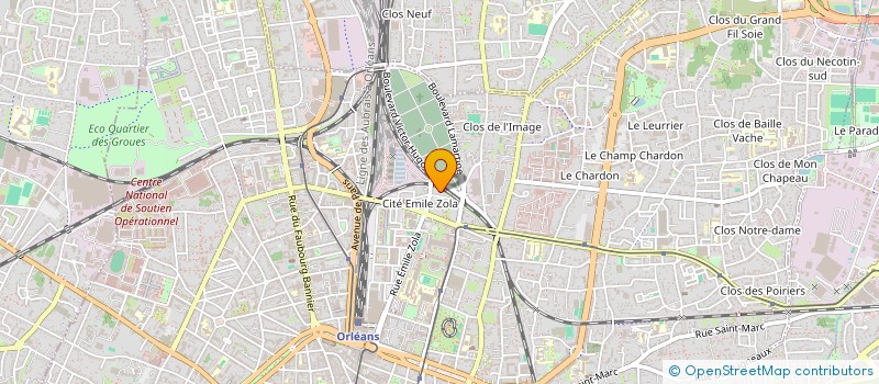 localisation de l'entreprise MONSIEUR MOHAMED DIALLO à ORLEANS