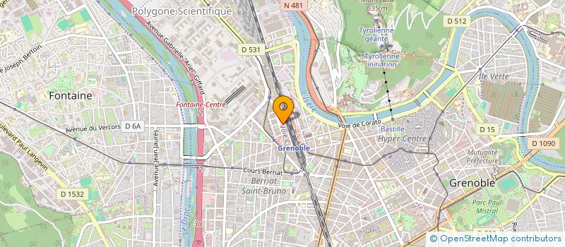 localisation de l'entreprise MONSIEUR MOHAMED DIALLO  GRENOBLE