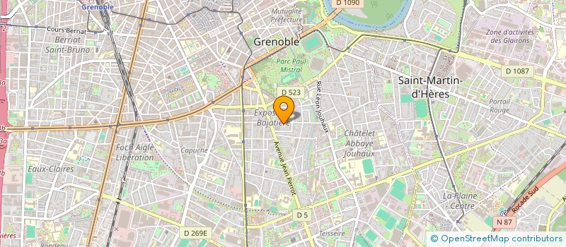 localisation de l'entreprise MONSIEUR MOHAMED DIALLO  GRENOBLE