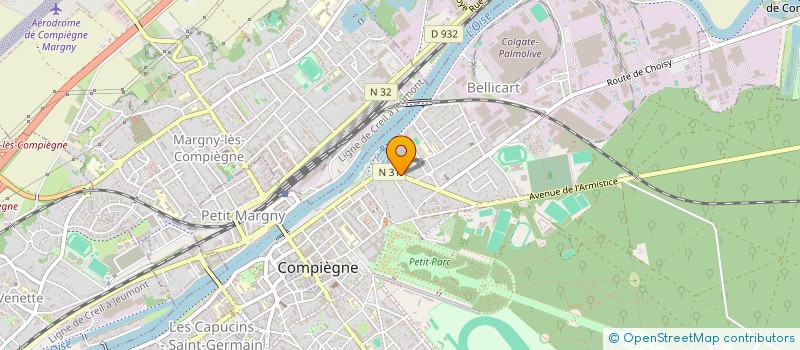 localisation de l'entreprise MONSIEUR MOHAMED DIALLO à COMPIEGNE