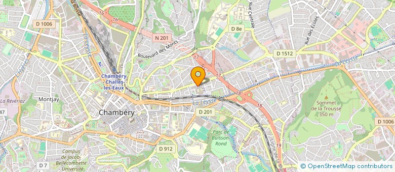 localisation de l'entreprise MONSIEUR MOHAMED DIALLO  CHAMBERY