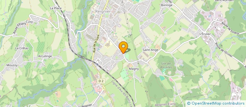 localisation de l'entreprise MONSIEUR MOHAMED DIALLO  REIGNIER-ESERY