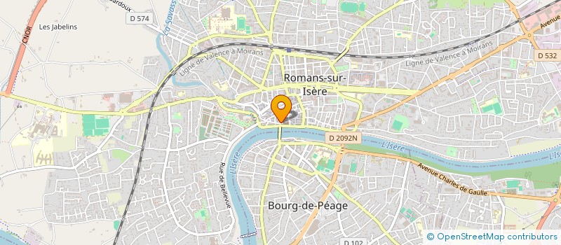 localisation de l'entreprise MONSIEUR MOHAMED DIALLO  ROMANS-SUR-ISERE