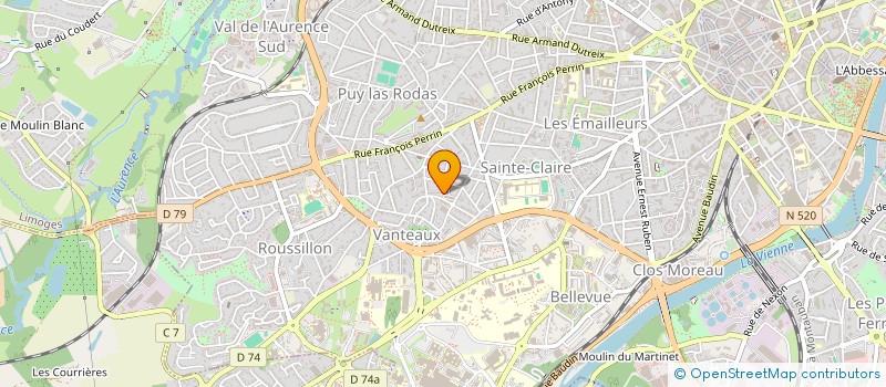 localisation de l'entreprise MONSIEUR MOHAMED DIAWARA à LIMOGES