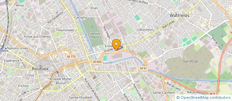 localisation de l'entreprise MONSIEUR MOHAMED DIB  ROUBAIX