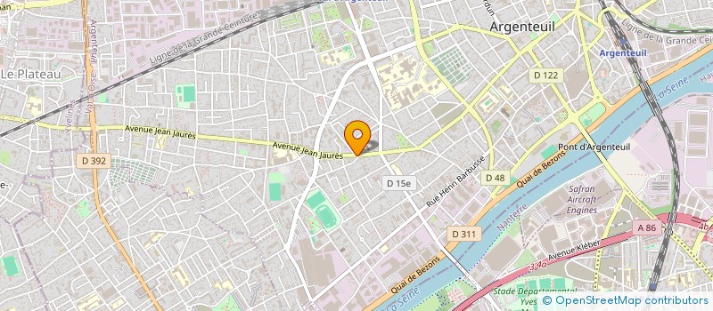 localisation de l'entreprise MONSIEUR MOHAMED DIFALAH  ARGENTEUIL