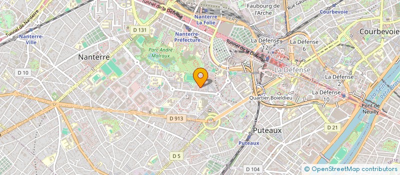 localisation de l'entreprise MONSIEUR MOHAMED DIH  NANTERRE