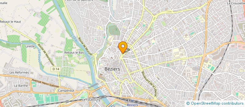 localisation de l'entreprise MONSIEUR MOHAMED DILEK  BEZIERS