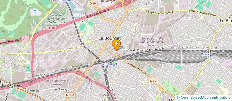 localisation de l'entreprise MONSIEUR MOHAMED DJAADANE à LE BOURGET